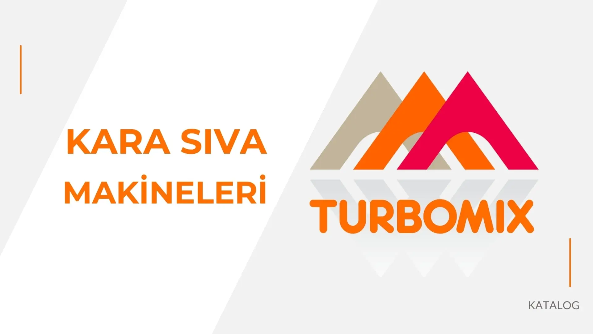 Turbomix Kara Sıva Makineleri Kataloğu